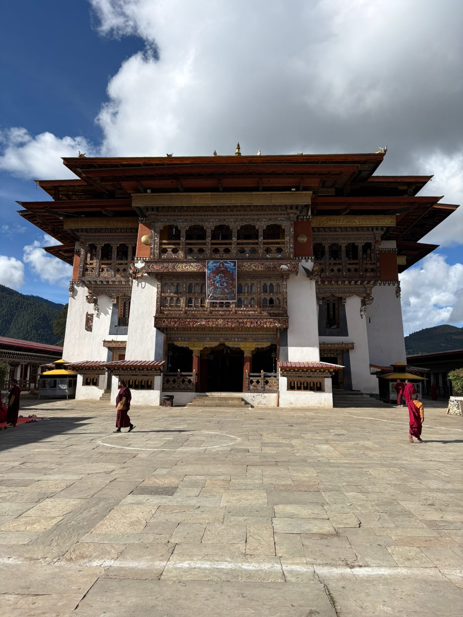 The Temple Conversation at Gangtey Monastery